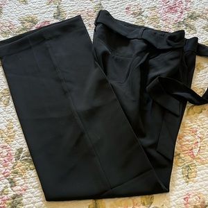 Beautiful Black Chicos Tie Belt Trousers Chicos size 00/Reg size 2